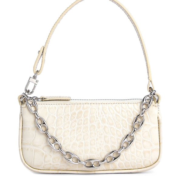 BY FAR Handbags - By Far Mini Rachel bag in snakeskin